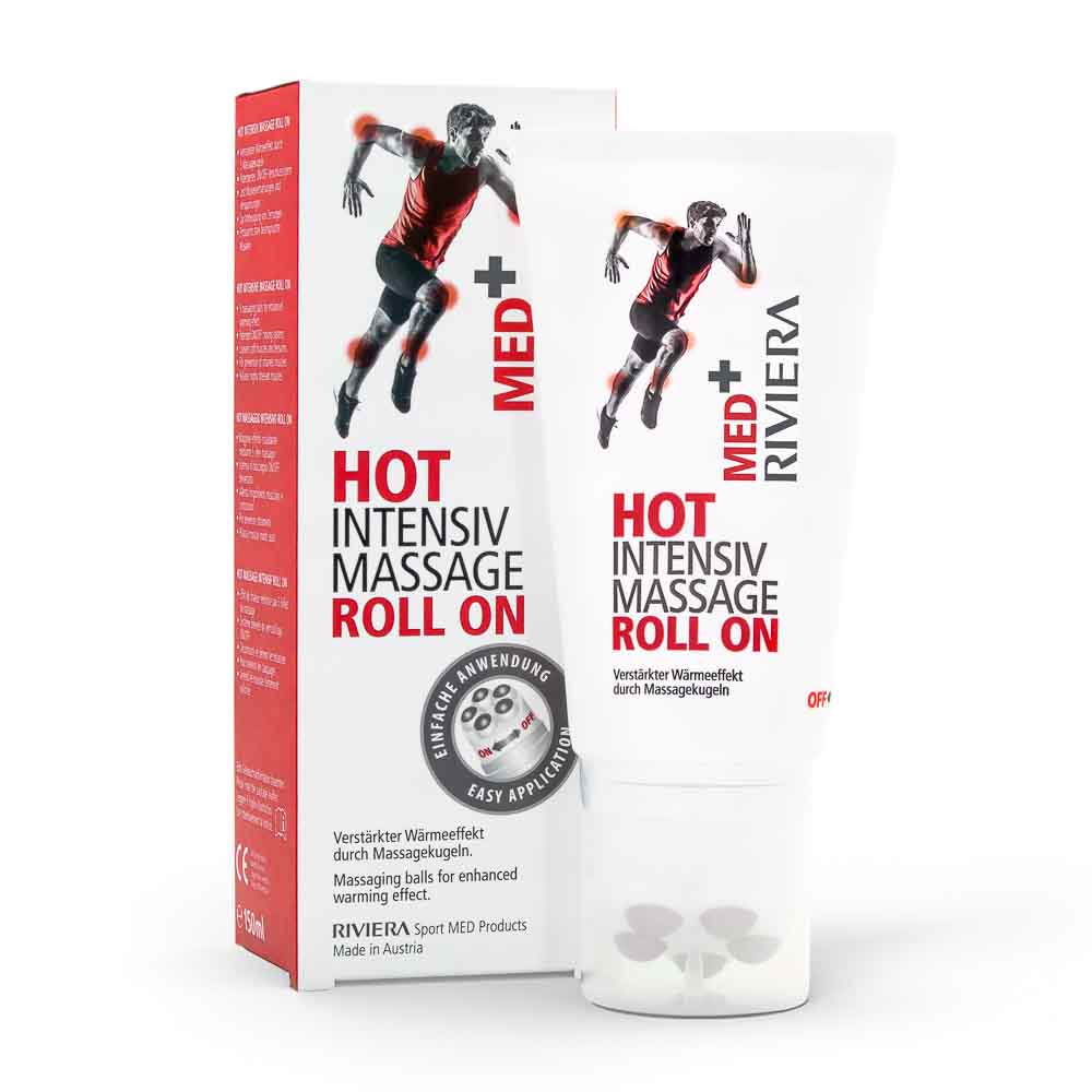 Riviera Med+ Hot Intensiv Massage Roll on 150 ml
